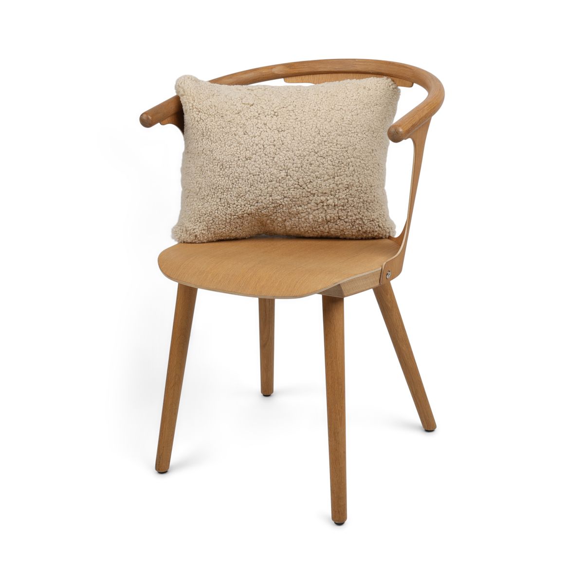Sheepskin Cushion | Short Wool | New Zealand | 35x45 cm Moon Light