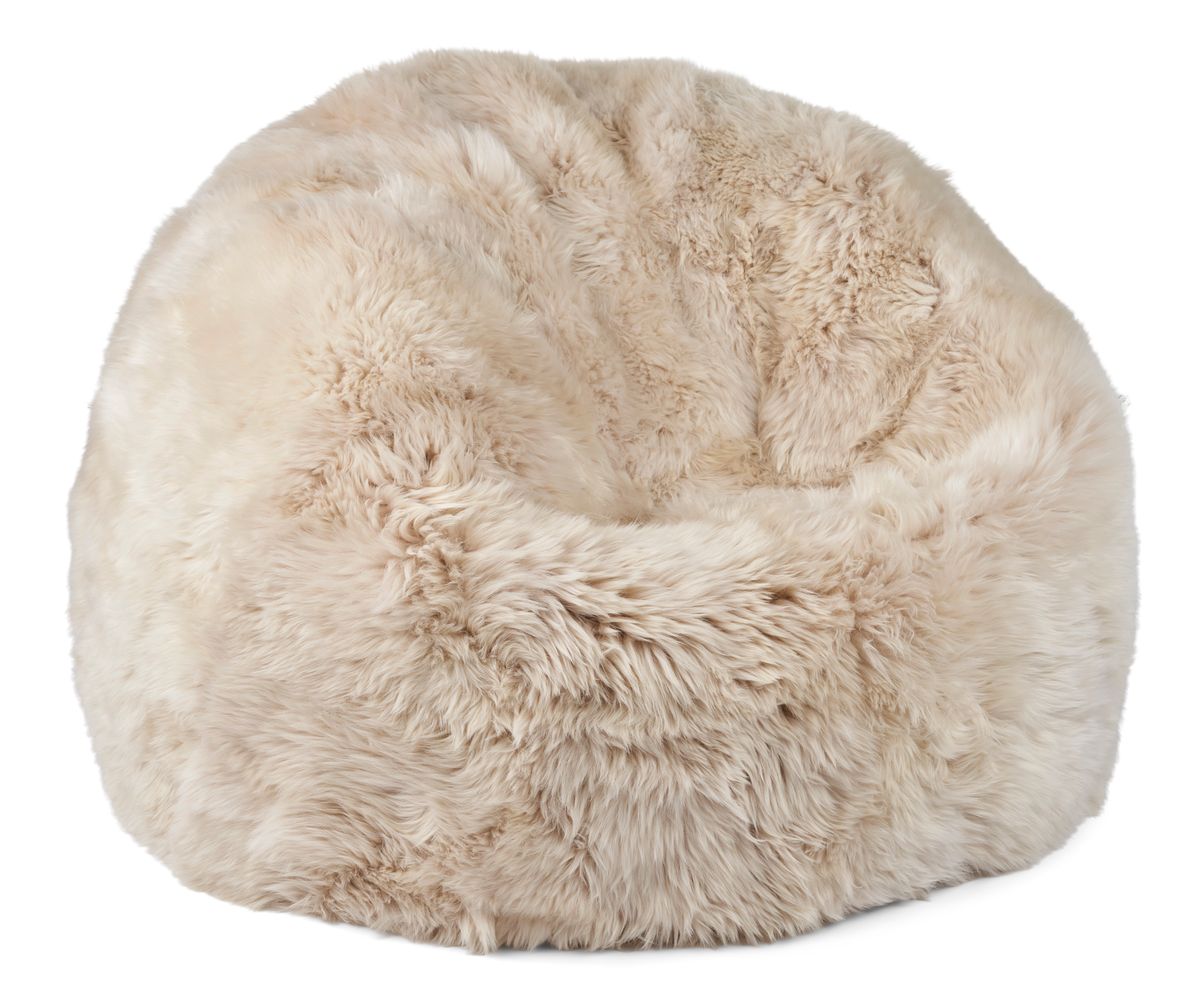 Round Sheepskin Bean Bag | Large - Sheepskinhouse.co.uk