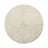 Short Wool Curly Sheepskin Design Rug | D140 cm Ivory