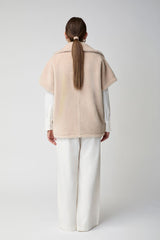 Antonella Poncho Beige