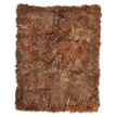 Throw of Curly Sheepskin | 140x180 cm Sunset