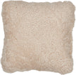 Short-Wool Sheepskin Cushion | Doublesided |  40x40 cm Pearl