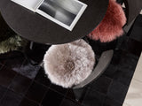 Cow Hide Rug Berlin | 80x300 cm Black