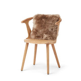 Sheepskin Cushion | Long Wool | New Zealand | 40x40 cm Taupe