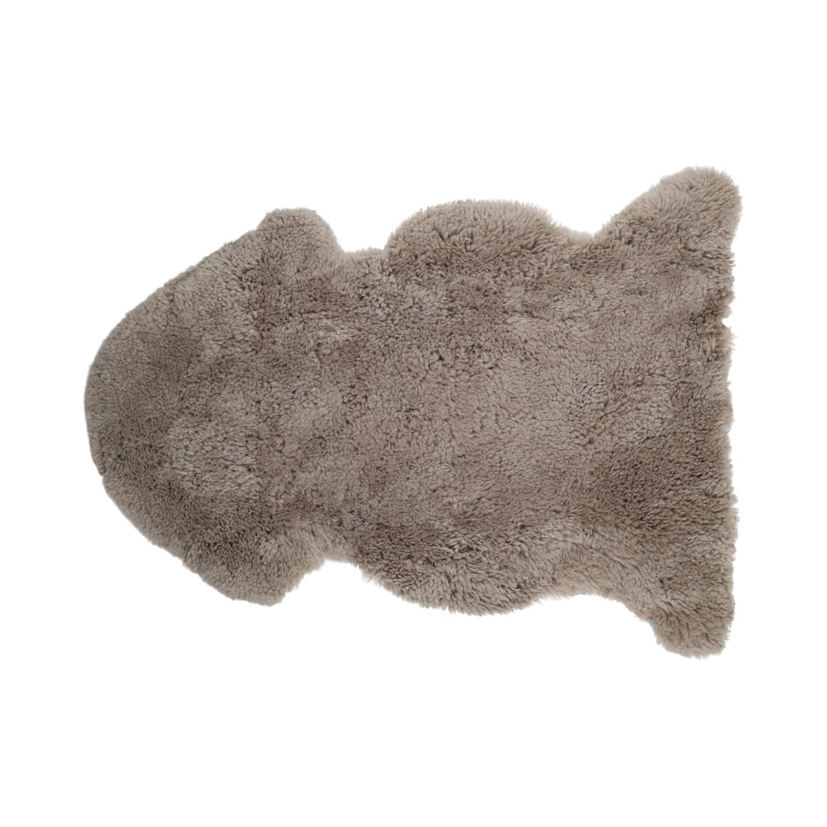 Black Country Sheepskin | New Zealand | Long Wool Curly | 90 cm Dark Beige