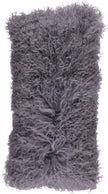 Mongolian Curly Cushion | 28x56 cm Steel
