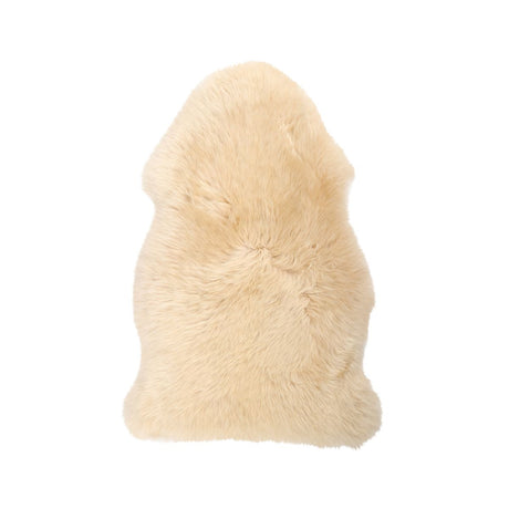 Merino Sheepskin Dyed | New Zealand | Long Wool | approx. 90x60 cm Champagne