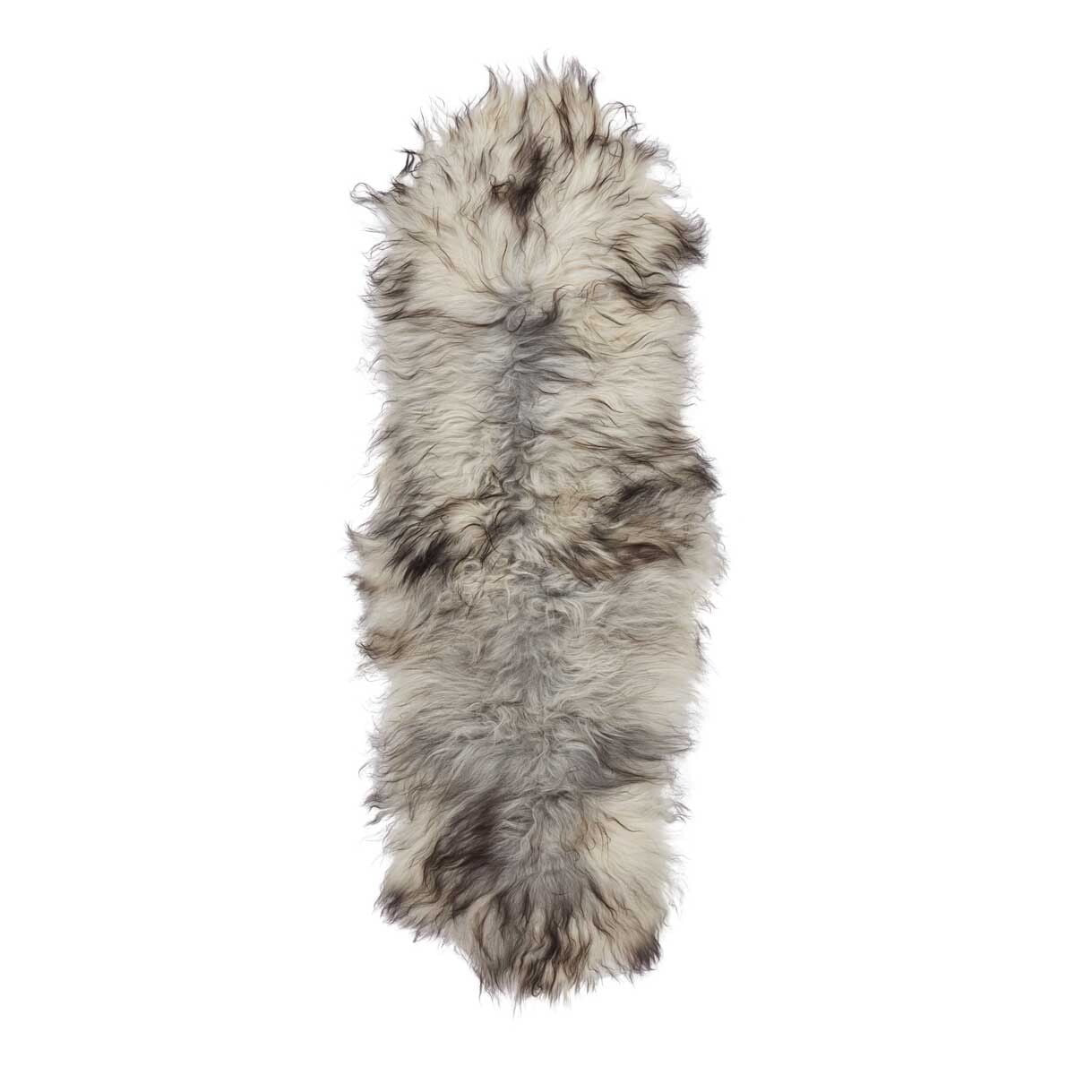 Double Icelandic Sheepskin | Natural Colors | Long Wool |180 cm