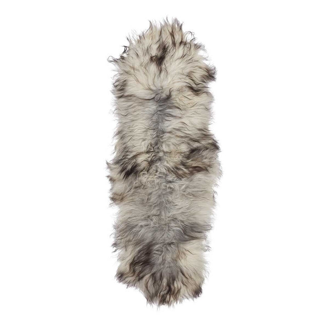 Double Icelandic Sheepskin | Natural Colors | Long Wool |180 cm