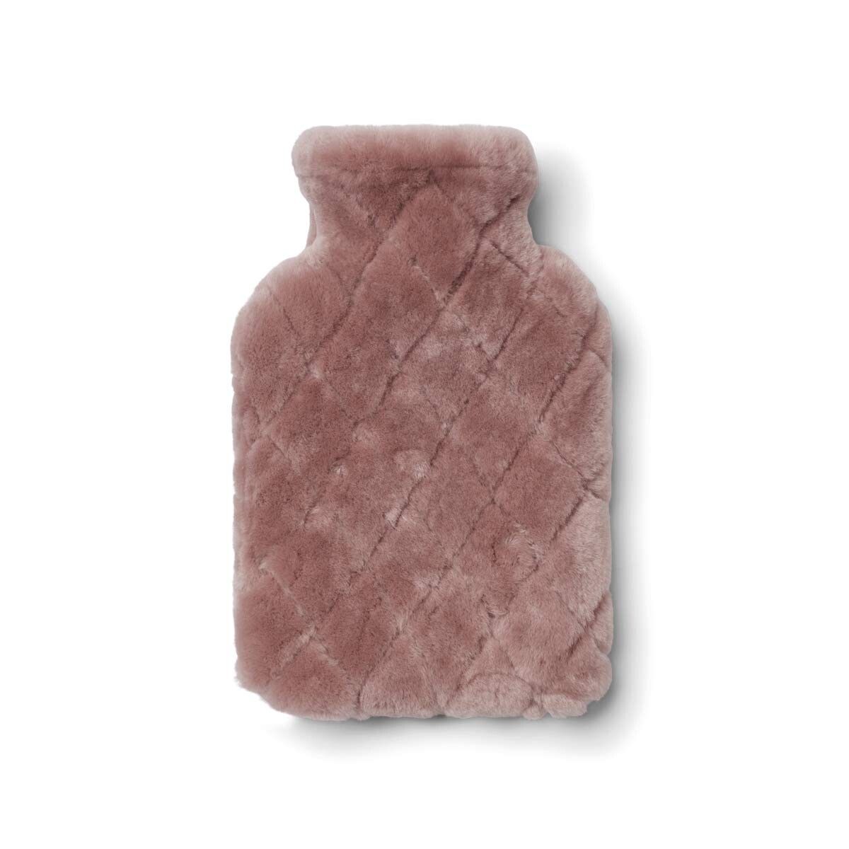 Leaf Hot Water Bottle Light Purple