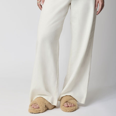 Curly Cross Slipper Honey