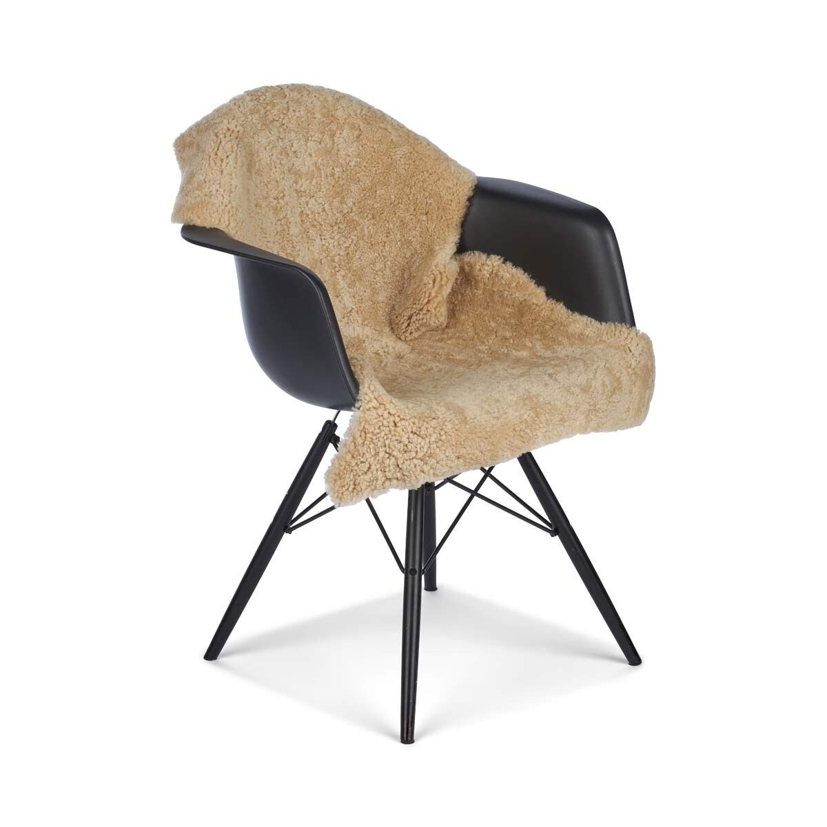 New Zealand Sheepskin | Premium | Short Curly Wool | Rug 90 cm Moonstone