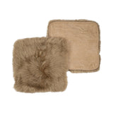 Seat Cover | With Backing | Long Wool | New Zealand | 40x40 cm