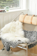 Icelandic Sheepskin | Long Wool | Natural colors | 90 cm