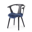 Tibetan Sheepskin Seat Cover | 38cm Navy