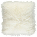 Curly Sheepskin Cushion | Doublesided | 56x56 cm | 40x40 cm Ivory