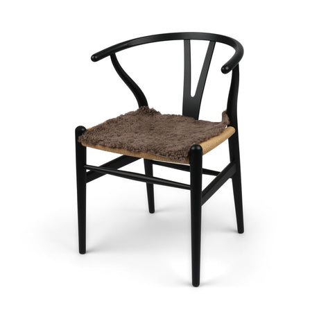 Short Wool Seat Cover | New Zealand | 40x40 cm Mushroom