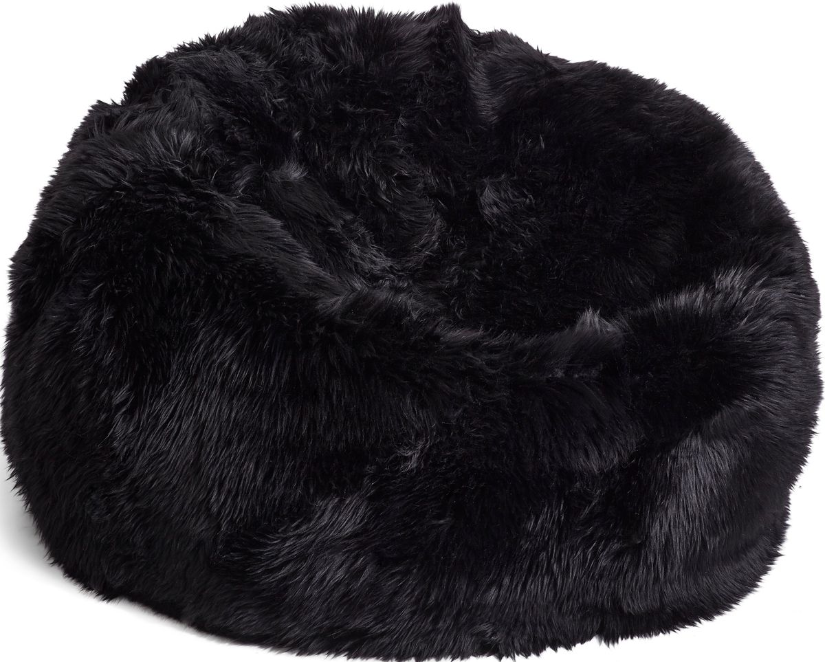 Round Sheepskin Bean Bag | Long Wool | Medium | Large