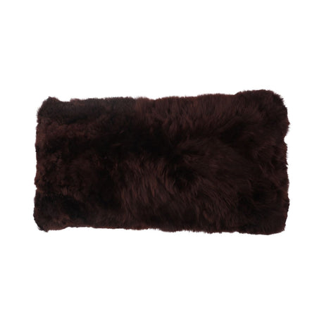 Alpaca Cushion | Long Wool Chocolate