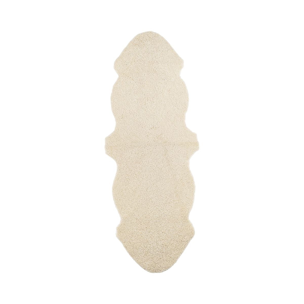 Double Sheepskin |Short Wool | New Zealand | 160x60 cm Moon Light