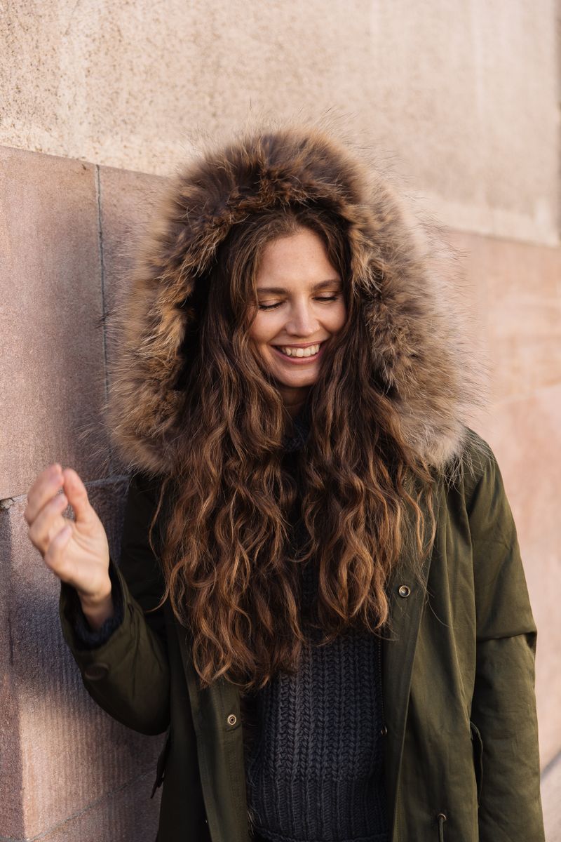 Petra Jacket Hedge Green/Natural Brown