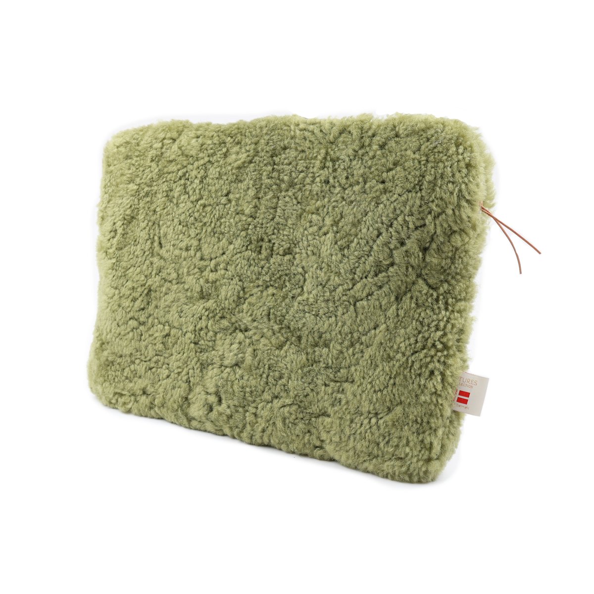 Sheepskin Computer Sleeve | 36x28 cm Sage Green