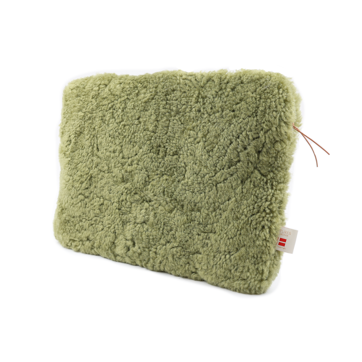 Sheepskin Computer Sleeve | 36x28 cm Sage Green