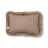 Long Wool Sheepskin Cushion | 52x52 cm | 34x52 cm Beige/Taupe