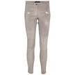 Jasmin Suede Leggings Light Grey
