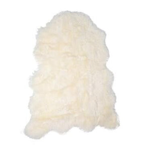Giant Sheepskin Rug | Long Wool | New Zealand | 104x150 cm Ivory
