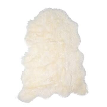 Giant Sheepskin Rug | Long Wool | New Zealand | 104x150 cm Ivory