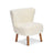 Emily Lounge Chair | Short Wool Ivory