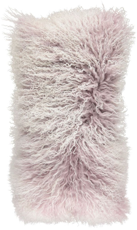 Snow Collection Curly Cushion | Mongolian Sheepskin 