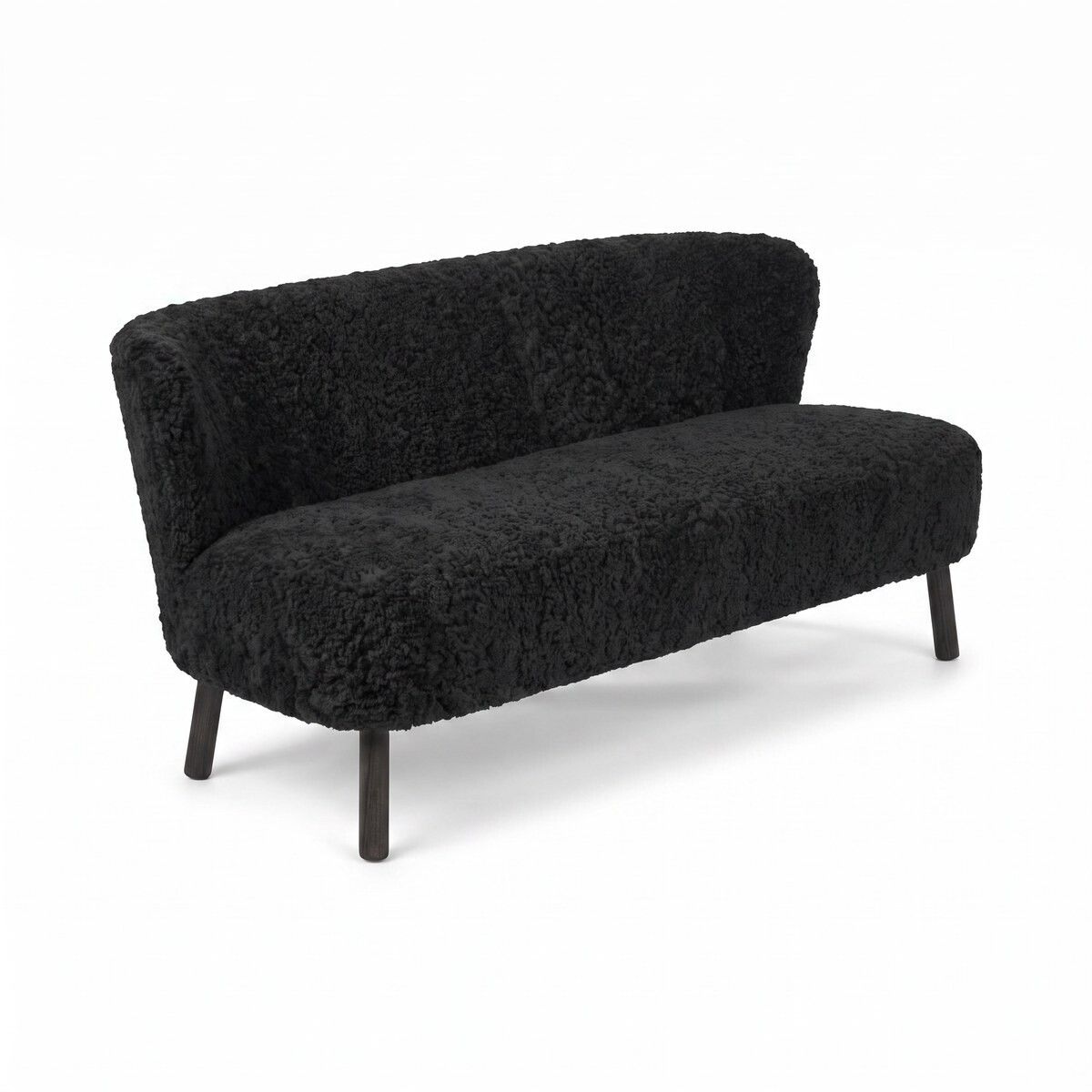 Emanuel 2 seater Sofa Black