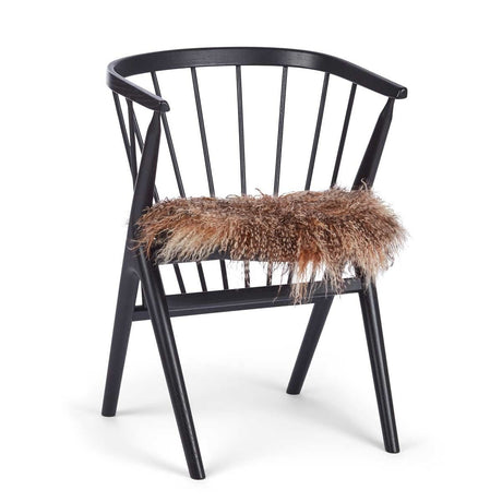 Tibetan Sheepskin Seat Cover | 38cm Sunset