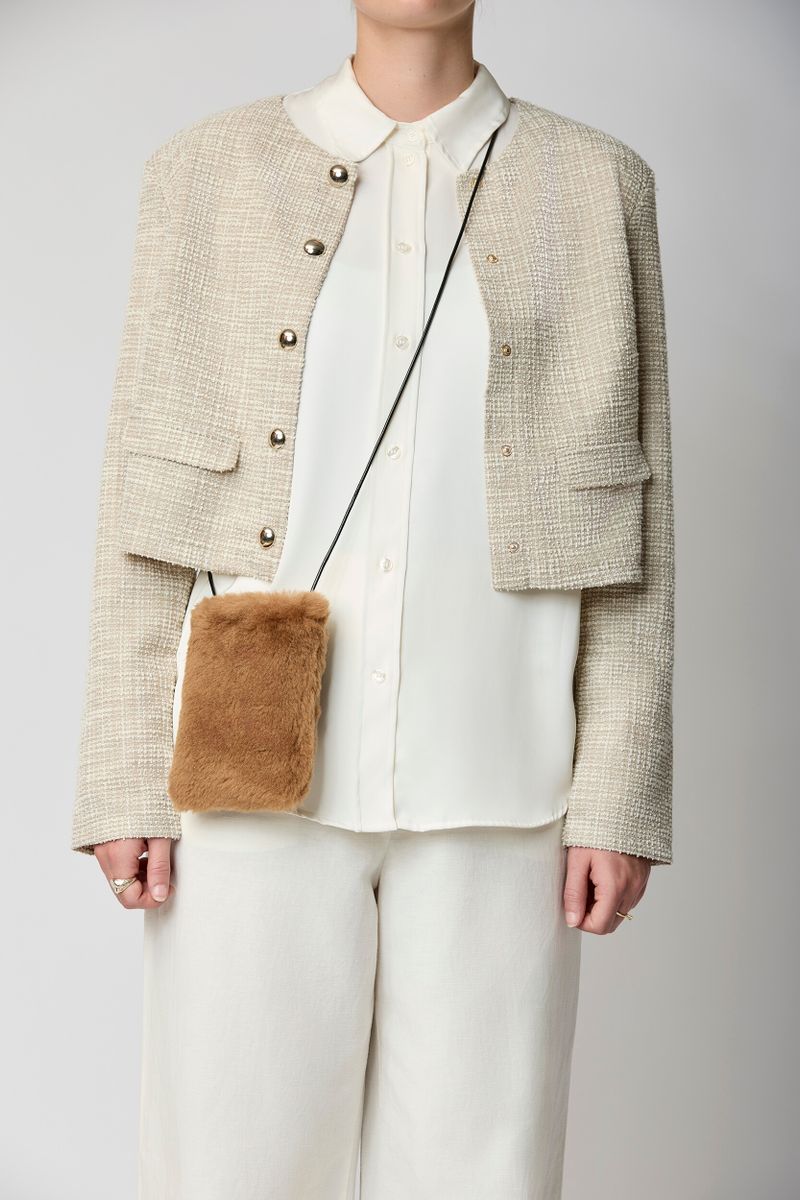 Gwen Phonebag Teddy Brown