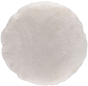 Nordic Velvet Single sided Cushion | Ø45 cm | Ø62 cm Pearl