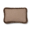 Short-Wool Sheepskin Cushion | SW trim | 52x52 cm | 34x52 cm Beige/Taupe