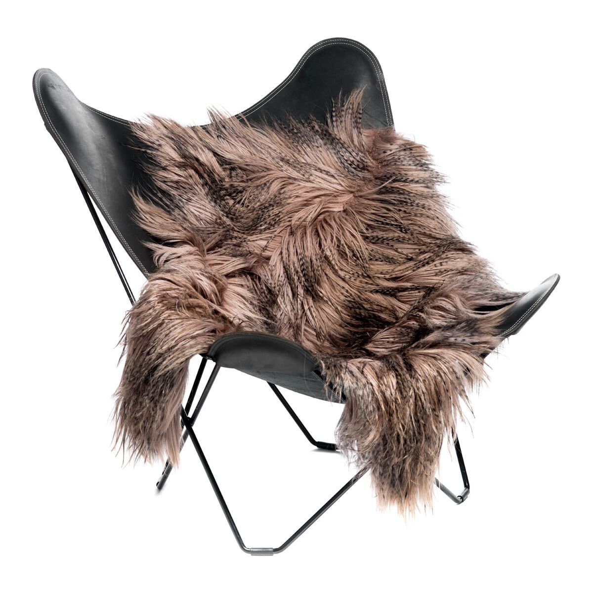 Premium Goat Skin | Mongolia | 110x70cm Dusty Taupe