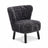 Emily Lounge Chair | Short Wool Anthracite