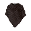 Molly Poncho Dark Brown