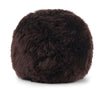 Angelite Cushion | D30 cm | D25 | D35 | Long Wool Chocolate