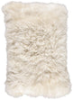 Long-Wool Sheepskin Cushion | 40x60 cm Linen