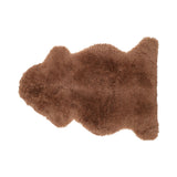 Black Country Sheepskin | New Zealand | Long Wool Curly | 90 cm Toffee