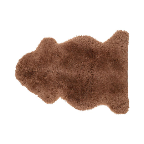 Back Country Sheepskin | New Zealand | Long Wool Curly | 90 cm Toffee