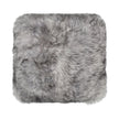 Toscana Lamb Cushion | Long Wool | Doublesided Light Grey