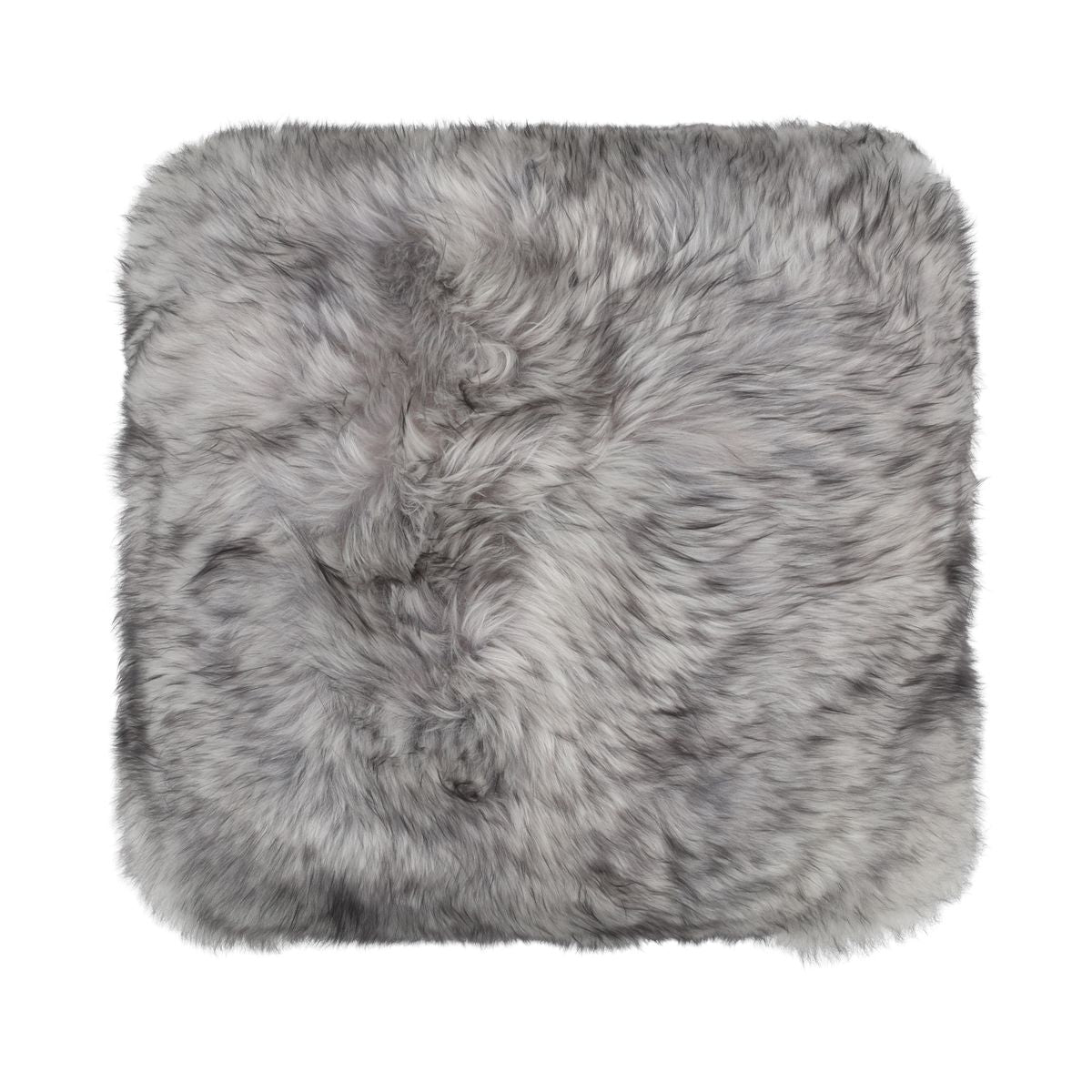 Toscana Lamb Cushion | Long Wool | Doublesided Light Grey