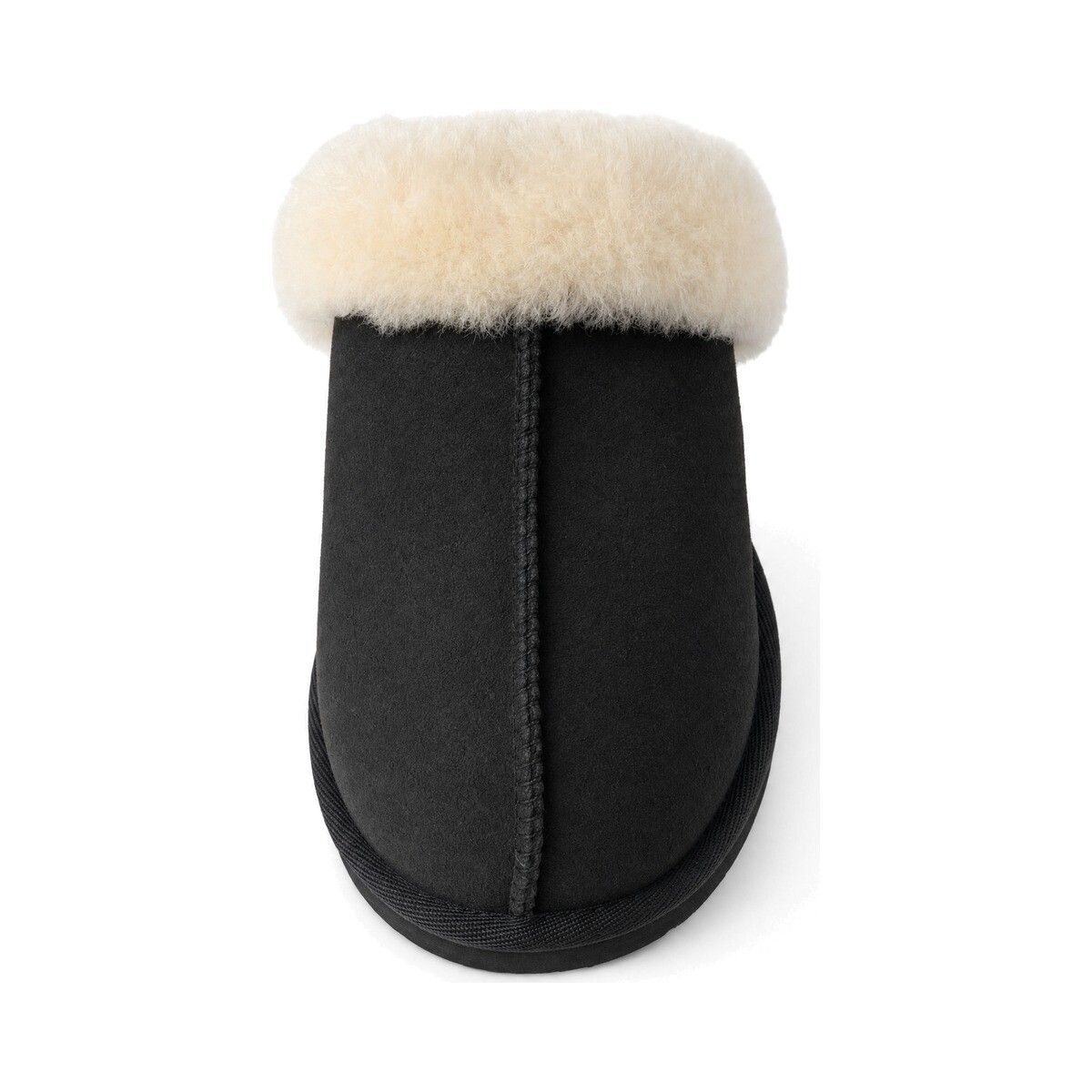 Nordic Sheepskin Slipper Black