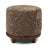 Simon Stool | Short Wool | D46xH42 cm Taupe