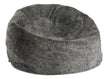 Round Sheepskin Bean Bag | Short Wool | Medium | Large Graphite